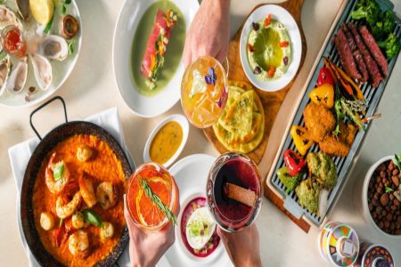 برانش الأطباق المتوسطية  كل سبت في مطعم الصياد بقصر الإمارات  ‏