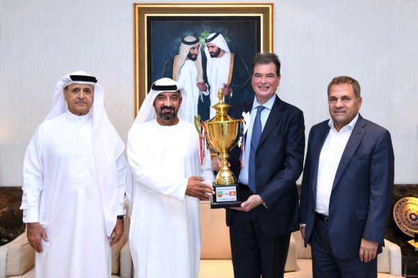 Beirut Basketball Club pays visit to present 2022 Arab Women’s Club Championship Trophy to Emirates Group Chairman