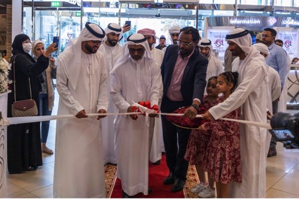 The launch of the Mega Classic exhibition of old cars at the Mega Mall Sharjah
