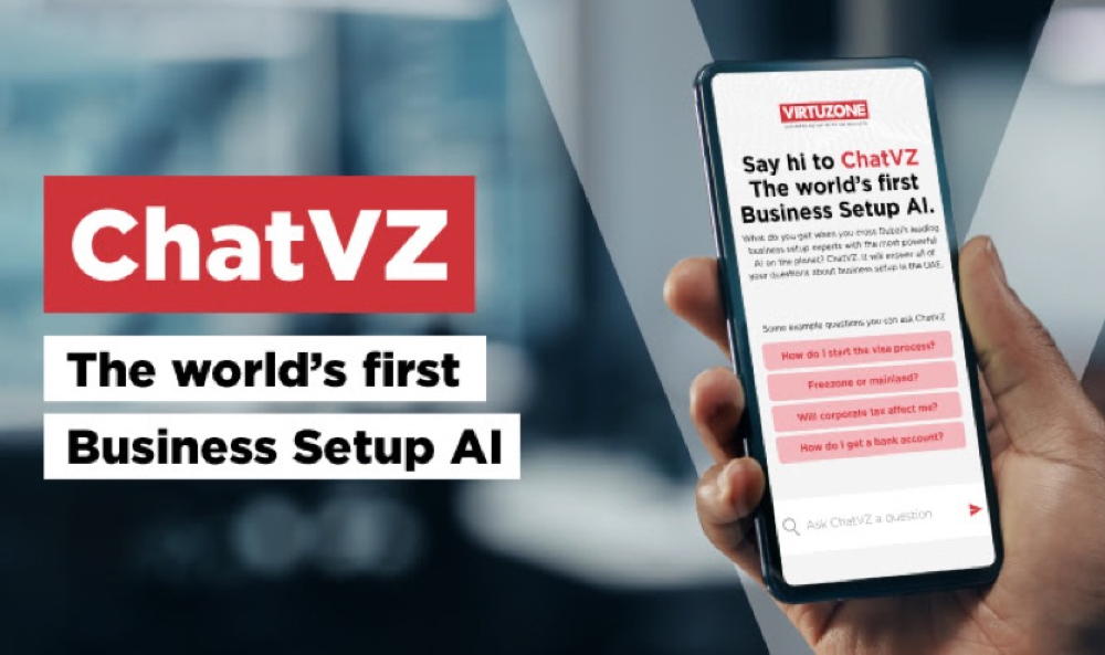 Virtuzone Pioneers the World’s First Business Setup AI Chatbot: ChatVZ