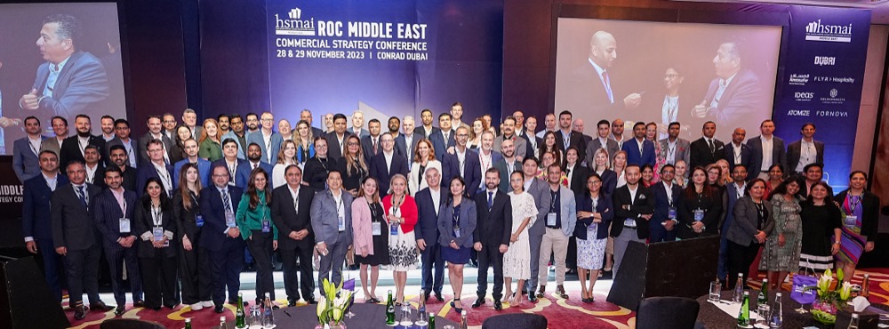 الجمعية العالمية المبيعات والتسويق بقطاع الضيافة في الشرق الأوسط (HSMAI) تختتم فعاليات مؤتمرها السنوي لتنمية إيرادات قطاع الضيافة والفنادق (ROC) المنعقد ضمن فعاليات المؤتمر السنوي السادس للاستراتيجية التجارية