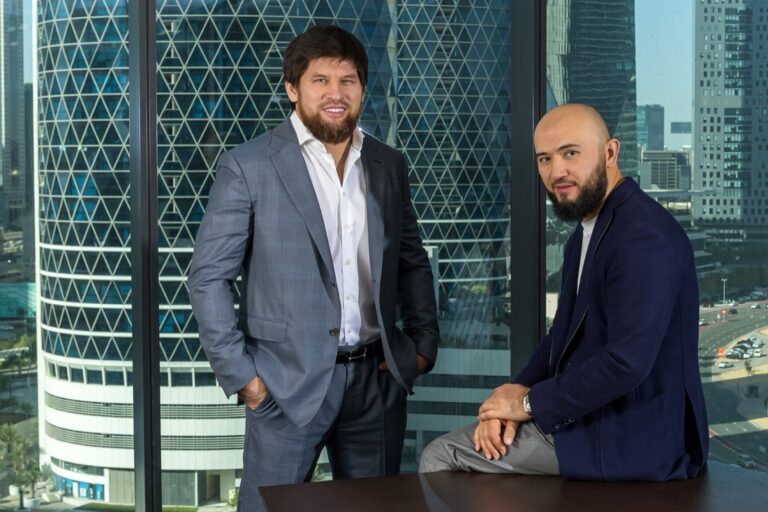 1. Abdumalik Mirakhmedov (right) and Rashit Makhat - co-founders of Scalo Technologies