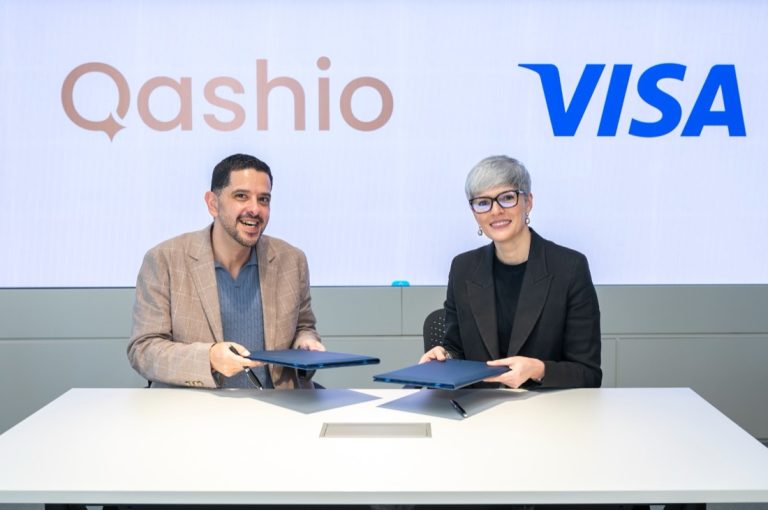 Image 1 - Armin Moradi, CEO and Co-Founder of Qashio, and Salima Gutieva, Visa’s VP and Country Manager for UAE, at the signing ceremony for their strategic partnership.